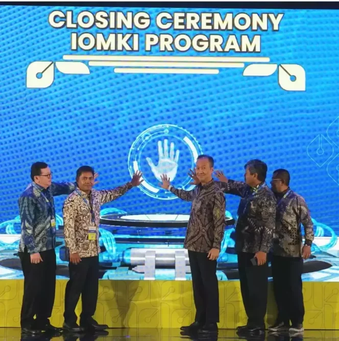 
					Menteri Perindustrian Agus Gumiwang Kartasasmita saat Closing Ceremony IOMKI Program di Jakarta, Senin 11 Desember 2023. (Kementerian Perindustrian/Istimewa)