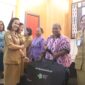 Dinas Kesehatan Kota Jayapua membagikan alat Antropometri kepada perwakilan Posyandu, Selasa 20 Februari 2024. (KabarPapua.co/Natalya Yoku)