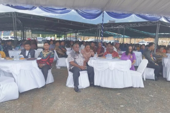 
					Suasana perayaan Paskah IKT Kabupaten Jayapura Tahun 2023. (Foto dok: LintasPapua.com)
