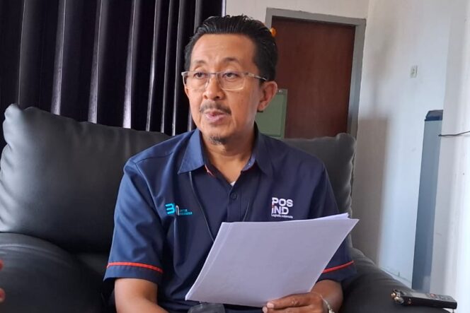 
					Executive General Manager Kantor Pos Cabang Utama Jayapura, Kusnadi. (KabarPapua.co/Imelda)