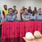 Kantor Imigrasi Jayapura merilis kasus yang menjerat 8 WNA Papua Nugini, Rabu 17 April 2024. (Istimewa)