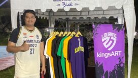 Founder Laurine KingsArt27, Irwan Tarigan menggeluti bisnis clothing di tengah hobi basket. (Dok Instagram/Agies Pranoto)