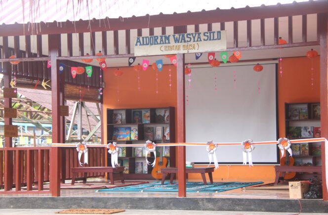 
					Rumah Baca Silo Ambroben yang melayani 4 kampung di Kabupaten Biak Numfor, Papua. (Ist)