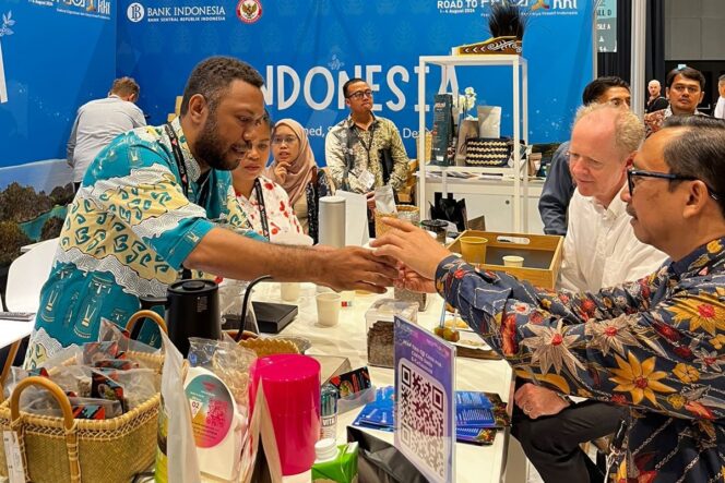 
					Kopi Papua meramaikan World of Coffee Copenhagen, Denmark pada 27-29 Juni 2024. (BI Papua)