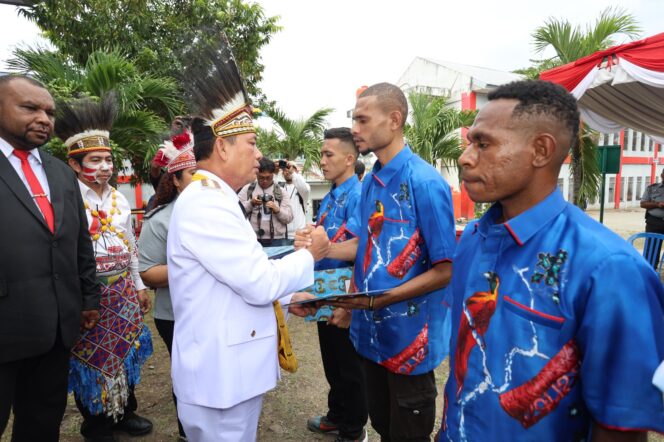 
					Pemberian remisi kemerdekaan kepada narapidana di Papua, Sabtu 17 Agustus 2024. (Dian Mustikawati)