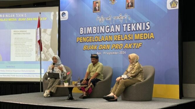 
					Bimbingan Teknis Pengelolaan Relasi Media “Bijak dan Pro Aktif” di Bali, Kamis 19 September 2024. Foto: FMB9