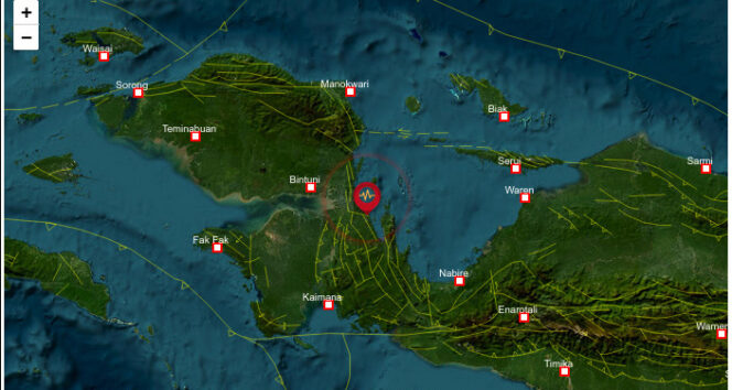 
					Ilustrasi gempa bumi Teluk Wondama. Foto: BMKG 