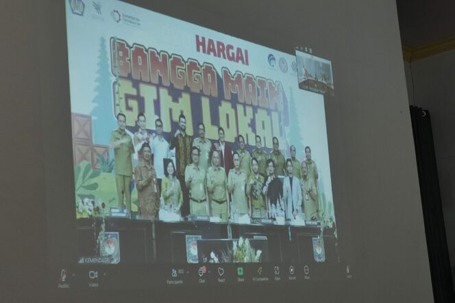 
					Peluncuran Platform GANA oleh Menparekraf Sandiaga Uno dan Mendagri Tito Karnavian secara virtual, Senin 7 Oktober 2024. (KabarPapua.co/Ainun Faathirjal)