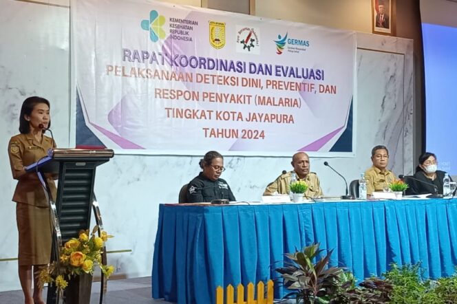 
					Pembukaan Rakor dan Evaluasi Penanganan Kasus Malaria di Kota Jayapura. (KabarPapua.co/Natalya Yoku)