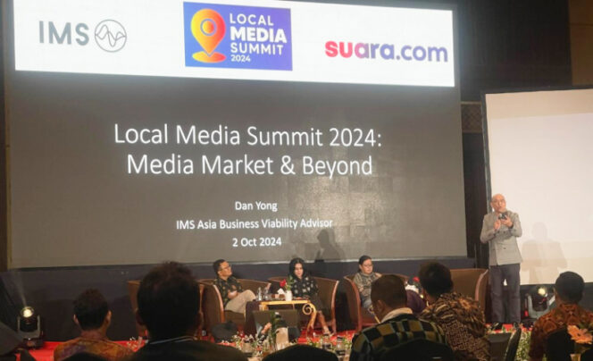 
					Suasana pelaksanaan Local Media Summit (LMS) 2024 di Jakarta.   (Foto: Cunding Levi/KabarPapua.co) 