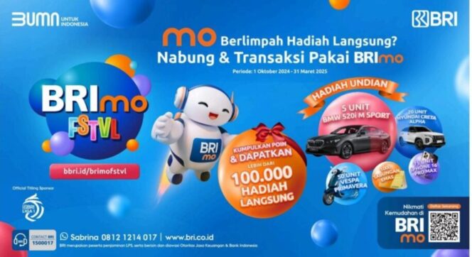 
					BRImo FSTVL Hadir dengan Beragam Hadiah