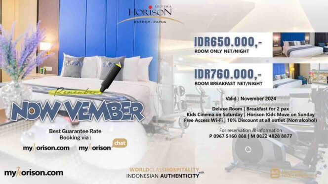 
					Promo NOW-VEMBER Spesial dari Ultima Horison Entrop Papua