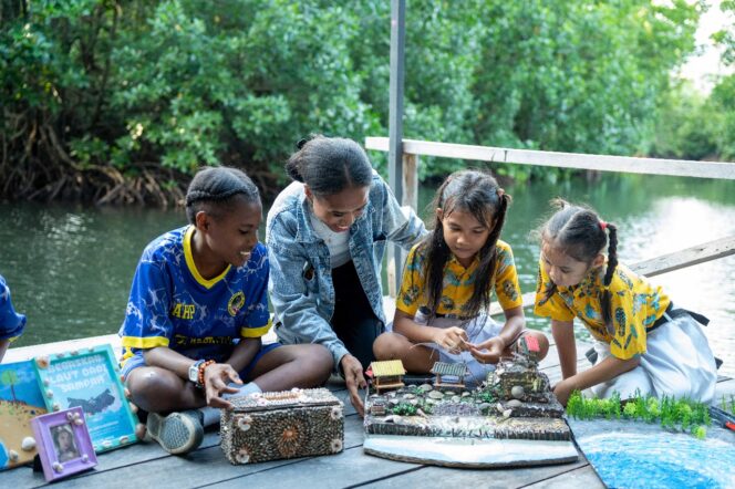 
					PLN wujudkan sekolah alam di Kota Jayapura. Foto: PLN Papua 