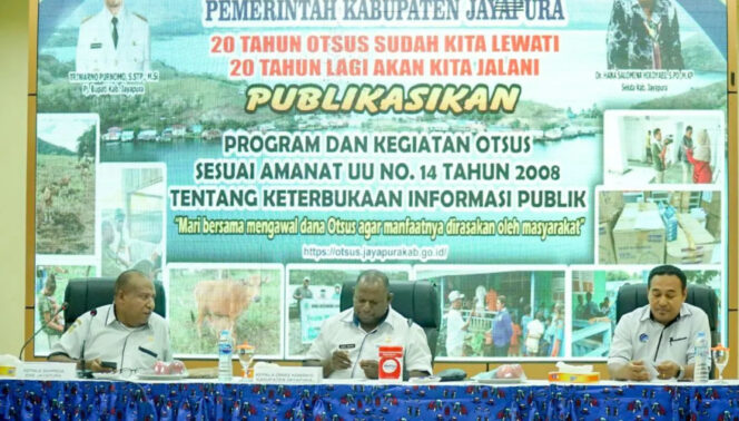 
					Diskominfo Kabupaten Jayapura rakor mengawal dana otsus. (dok: jayapurakab.go.id)