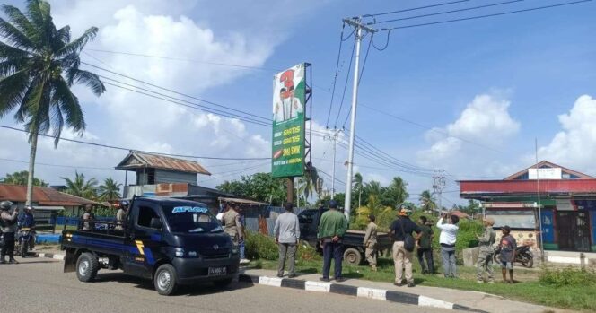 
					Penurunan alat peraga di Papua Selatan. Foto: ist