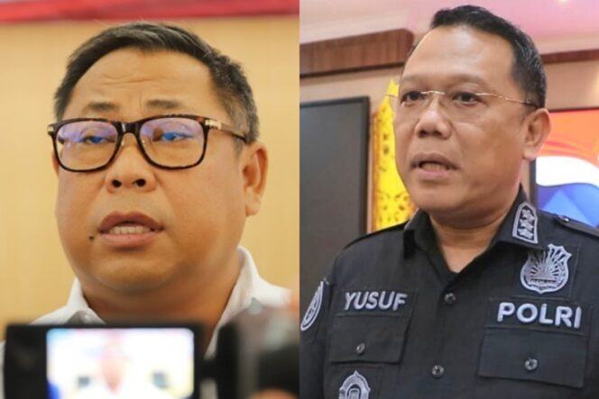 
					Kolase Kepala Operasi Damai Cartenz 2025, Brigjen Pol Faizal Ramadhani dan Kasatgas Humas Ops Damai Cartenz 2025 Kombes Pol Yusuf Sutejo. (Polda Papua)
