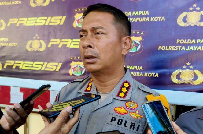 
					Kapolresta Jayapura Kota, Kombes Pol Victor Dean Mackbon. (Humas Polresta)