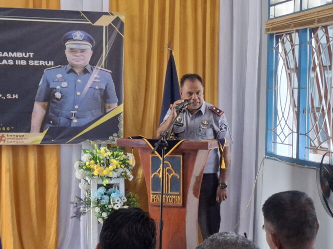 
					Kalapas Kelas IIB Serui yang Baru Antonius Lois Pui Ximenes Da Costa.. Foto: Ainun Faathirjal/Kabarpapua.co