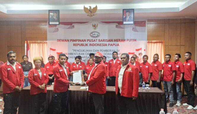
					Pengukuhan kepengurusan DPD BMP Provinsi Papua Papua di Jayapura. (Dok)