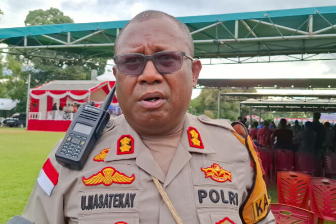 
					Kapolres Jayapura, AKBP Umar Nasatekay. Foto: Imelda/KabarPapua.co