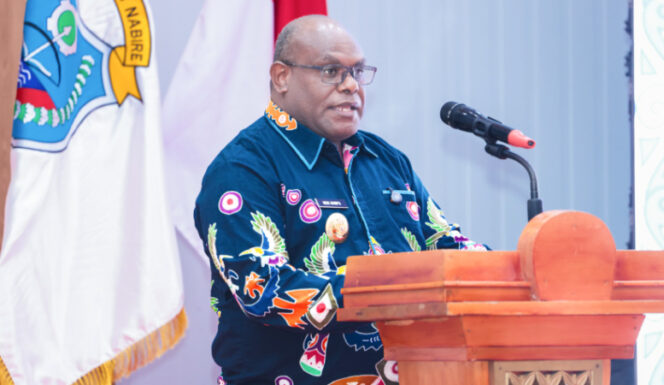 
					Gubernur Papua Tengah, Meki Nawipa secara resmi membuka Musrenbangda Tahun 2026 di Nabire. (Foto dok: Pemprov Papua Tengah)