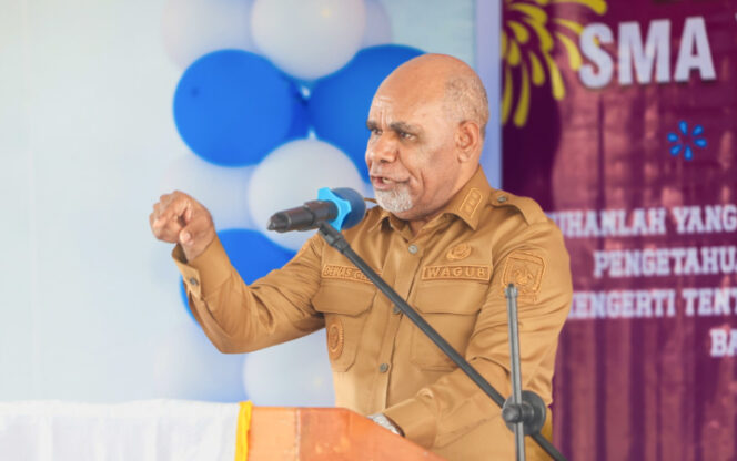 
					Wakil Gubernur Papua Tengah Deinas Geley. (Foto Humas Pemprov Papua Tengah)