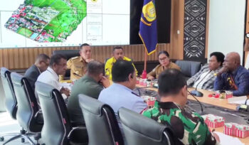 Suasana Rapat Persiapan Peresmian RS UPT Vertikal Papua bersama Forkopimda Provinsi Papua, Senin, 2 Juni 2025. (Foto dok IST)