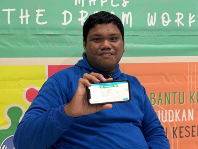 
					Reza Oktavianus (29) yang merupakan peserta JKN. Foto: BPJS Jayapura