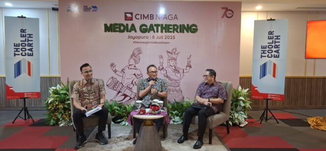 
					CIMB Niaga saat media gathering diJayapura. Foto: Imelda/KabarPapua.co