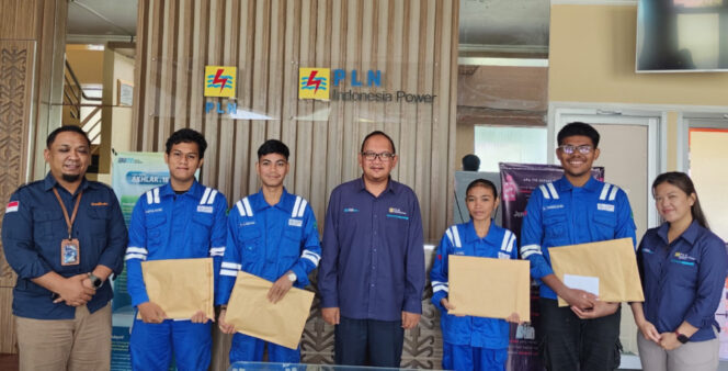 
					Peserta IP Pintar yang bejar selama 5 bulan di PLN IP UBP Holtekamp. Foto: IP UBP Holtekamp