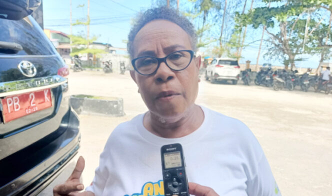 
					Yuliana Numberi, salah satu aktivis perempuan asal Papua. (KabarPapua.co/Yosias Wambrauw)