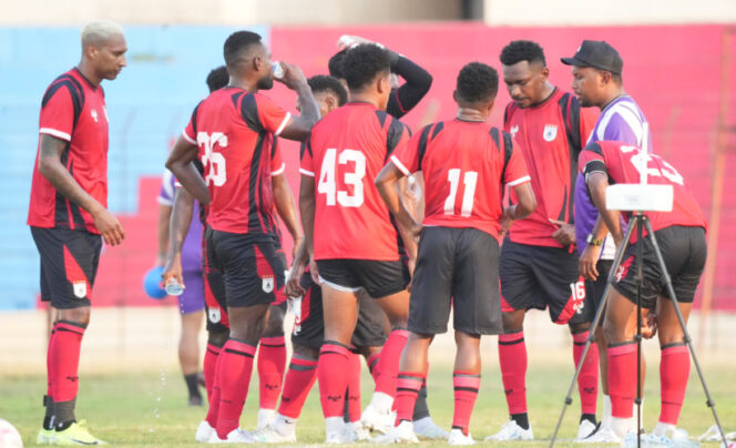
					Tim Persipura Jayapura, saat latihan. (Foto dok: Tim Persipura Jayapura)