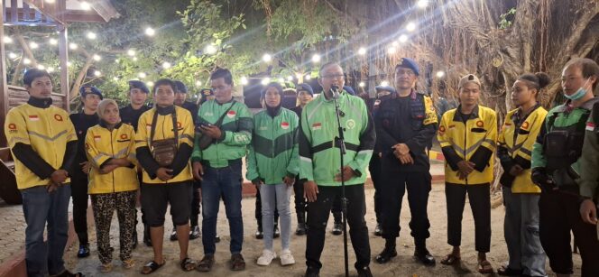 
					Perwakilan Komunitas Ojol di Kota Jayapura. Foto: Imelda/KabarPapua.co