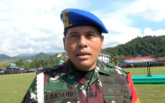 
					Komandan Pomdam XVII Cenderawasih, Kolonel Cpm Laksono Puji Lisdiyanto. (KabarPapua.co/Imelda)
