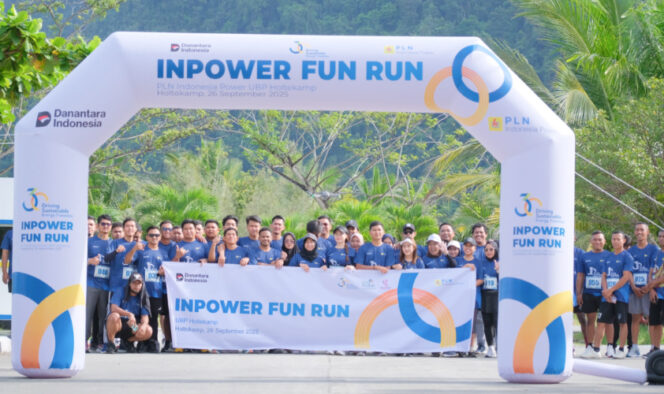 
					PLN Indonesia Power UBP Holtekamp menggelar kegiatan FUN RUN. (Foto dok: PLN)