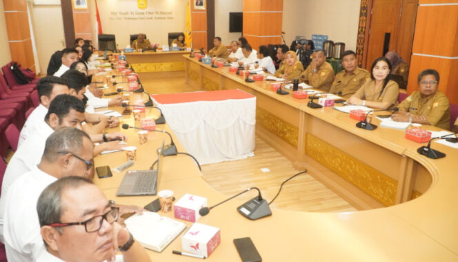 
					Suasana rakor bersama Tim BGN di Kota Jayapura, Papua, Selasa, 9 September 2025. (KabarPapua.co/Natalya Yoku)