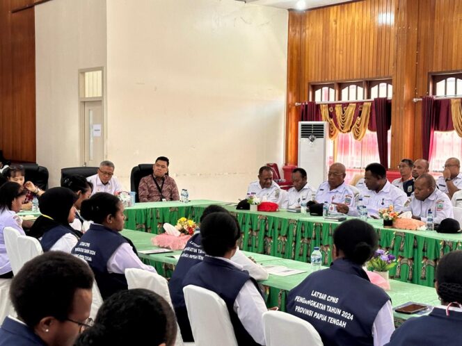 
					Pertemuan Pemprov Papua Tengah bersama Australia Award. Foto: Humas PPT