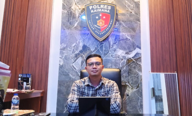 
					Kasat Reskrim Polres Kaimana, Iptu Tri Sukma Adimasworo. (KabarPapua.co/Yosias Wambrauw)