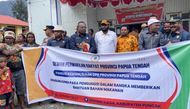 
					Saat Tim Pansus Kemanusiaan DPRP Papua Tengah bertemu warga Kabupaten Puncak. (Foto Dok: Diskominfo Puncak)