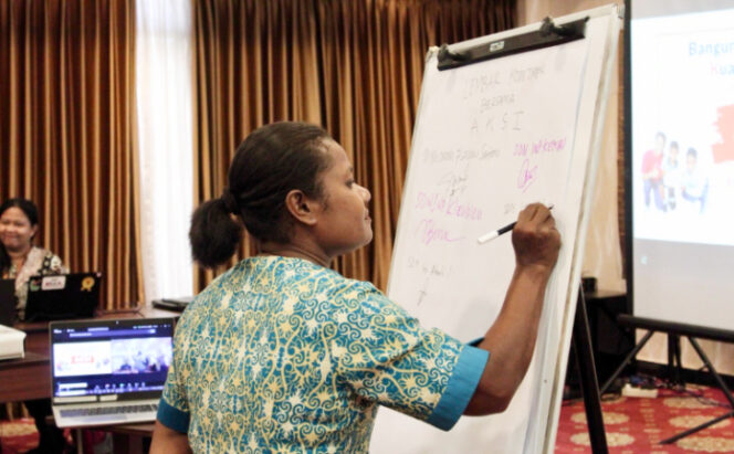 
					Program pendidikan AKSI diluncurkan di Papua oleh Wahana Visi Indonesia (WVI). (Foto dok: jayapurakab.go.id)
