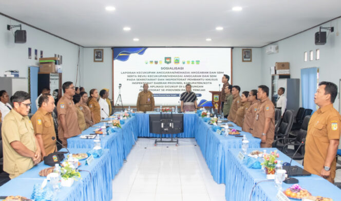 
					Suasana sosialisasi Laporan Kecukupan Memadai Anggaran dan SDM serta Reviu Kecukupan Anggaran dan SDM. (KabarPapua.co/Vero)