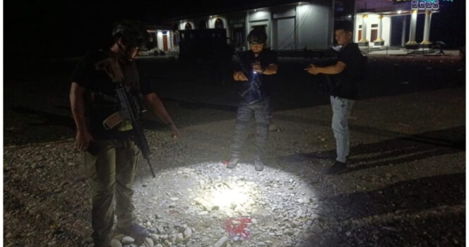 
					Lokasi penikaman dan penyerangan sopir rental di Dekai, Kabupaten Yahukimo. Foto: Humas Polda Papua