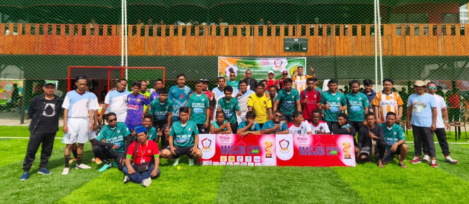 
					18 tim bertanding pada Turnamen Mini Soccer antar Masjid se-Distrik Abepura. Foto: ist