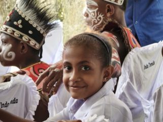 Siswa pada salah satu sekolah di Nabire, Provinsi Papua Tengah. Foto: ist