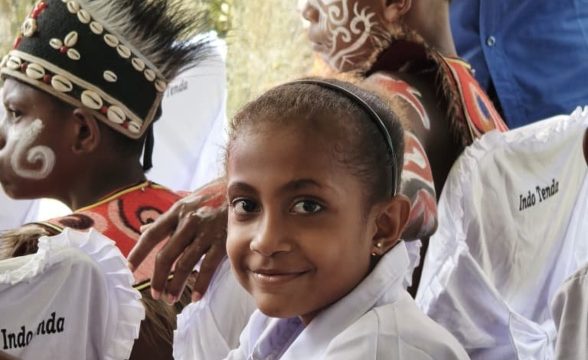 Siswa pada salah satu sekolah di Nabire, Provinsi Papua Tengah. Foto: ist