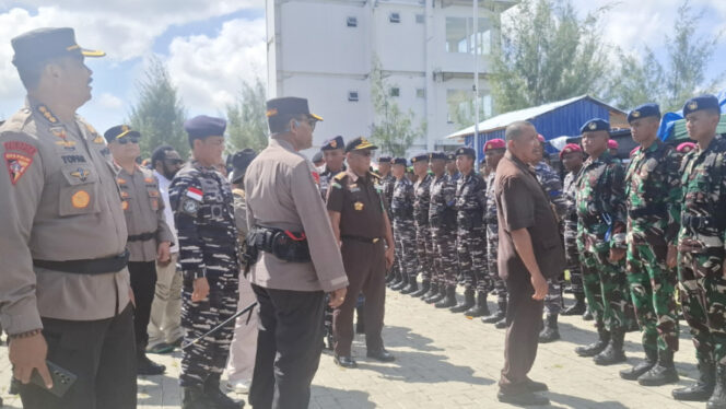 
					Suasana apel pasukan kesiapsiagaan bencana. (IST) 