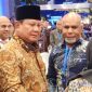 Wagub Papua Tengah, dinas Geley bersama Presiden Prabowo Subianto pada pertemuan tahunan PTBI di Jakarta. Foto: ist