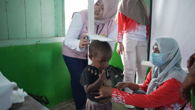 
					Srikandi Care PLN UP3 Nabire turun tangan atasi stunting. Foto: PLN Papua 