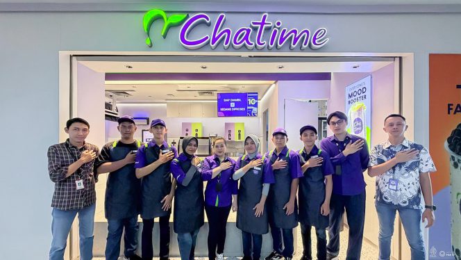 
					Gerai Chatime di Saga Mal Abepura. 