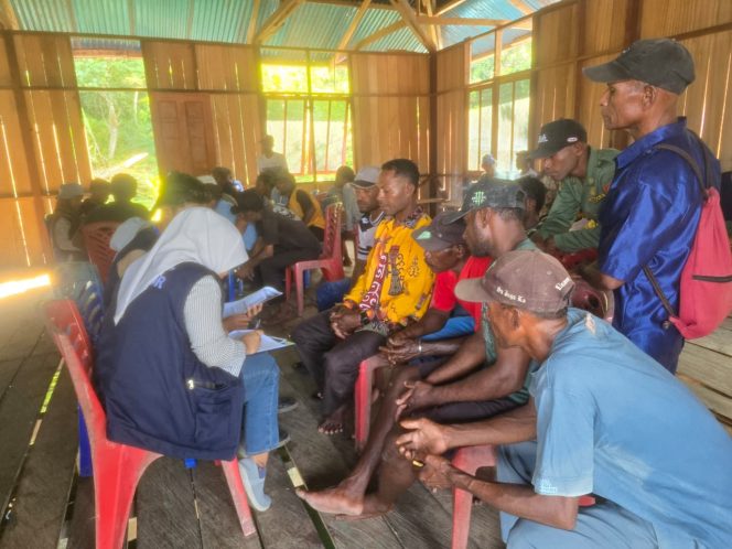 
					Verifikasi kampung nelayan di Yapen. Foto: Humas Pemkab Yapen
